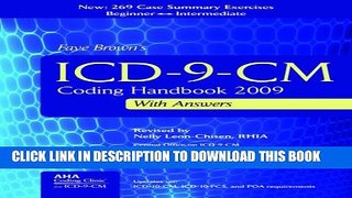 [PDF] ICD-9-CM Coding Handbook 2009, with Answers (ICD-9-CM Coding Handbook (W/Answers)) Full Online