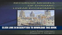 [PDF] Recursive Models of Dynamic Linear Economies (The Gorman Lectures in Economics) Full Online
