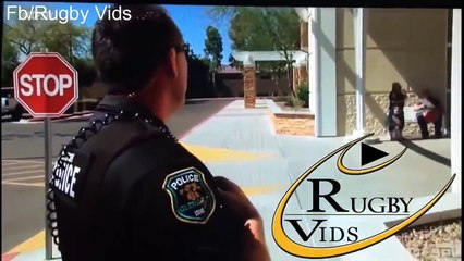 Quand la police s'inspire du Rugby pour appréhender des voyous !