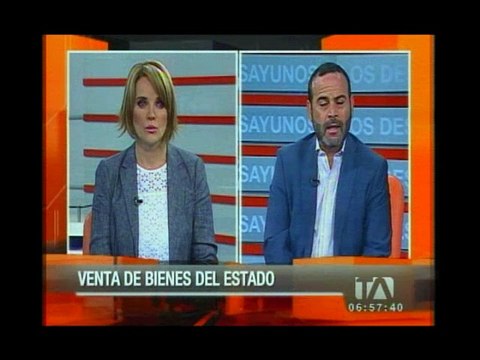 Jorge Wated, Presidente coordinadora de Empresas Públicas, sobre venta de bienes estatales