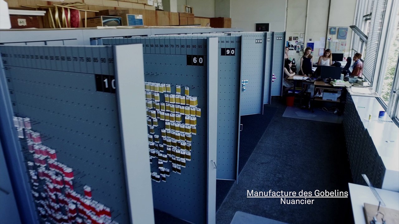Mobilier national | Nuancier, manufacture des Gobelins (2016)