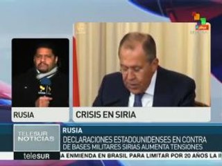 Canciller ruso critica declaraciones de EE.UU. sobre Siria