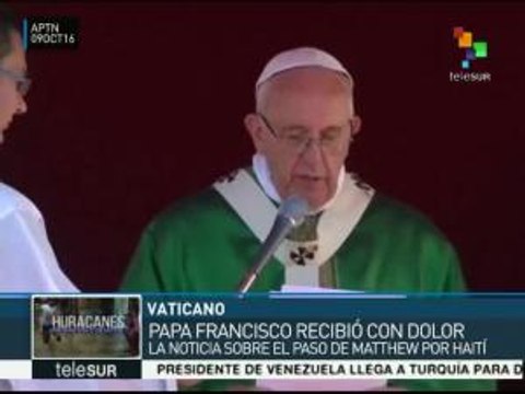 Papa Francisco envía mensaje solidario a Haití
