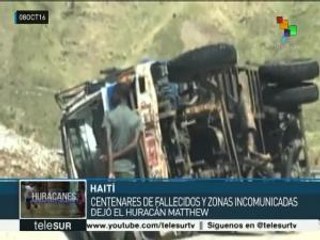Cientos de haitianos perecen tras el paso del ciclón Matthew