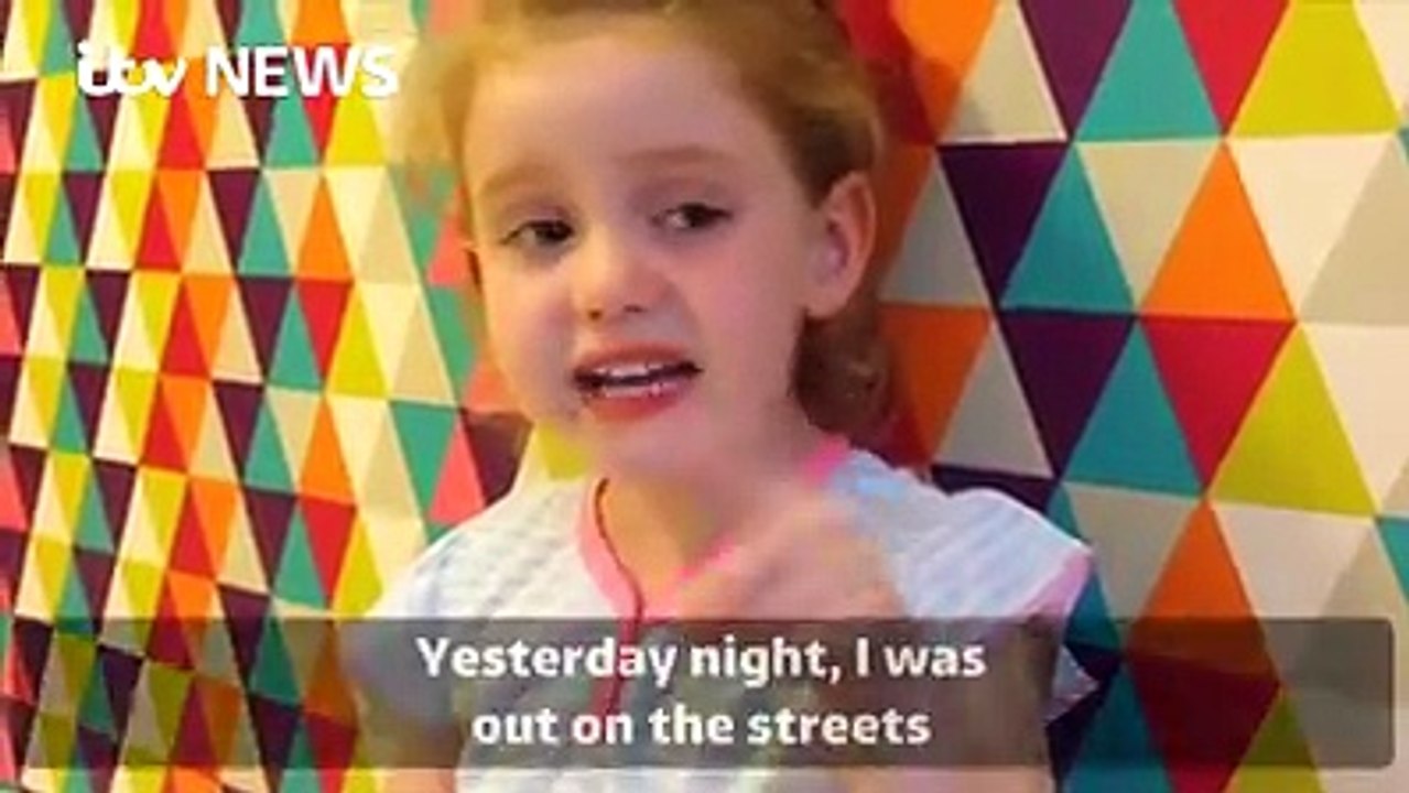 This five year old has something to say to Theresa May ... and she's not holding back