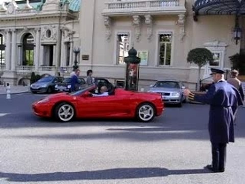Ferrari 360 Modena cabriolet (place du Casino à Monaco)