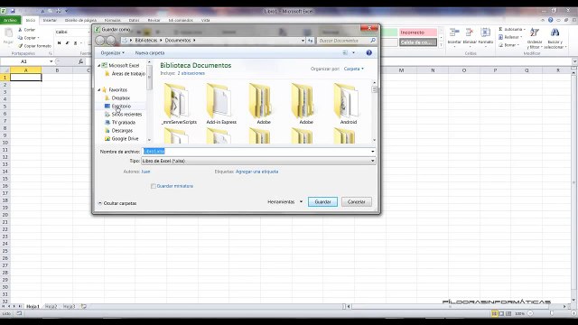 Curso Excel 2010 Básico Video 5 Formatos I