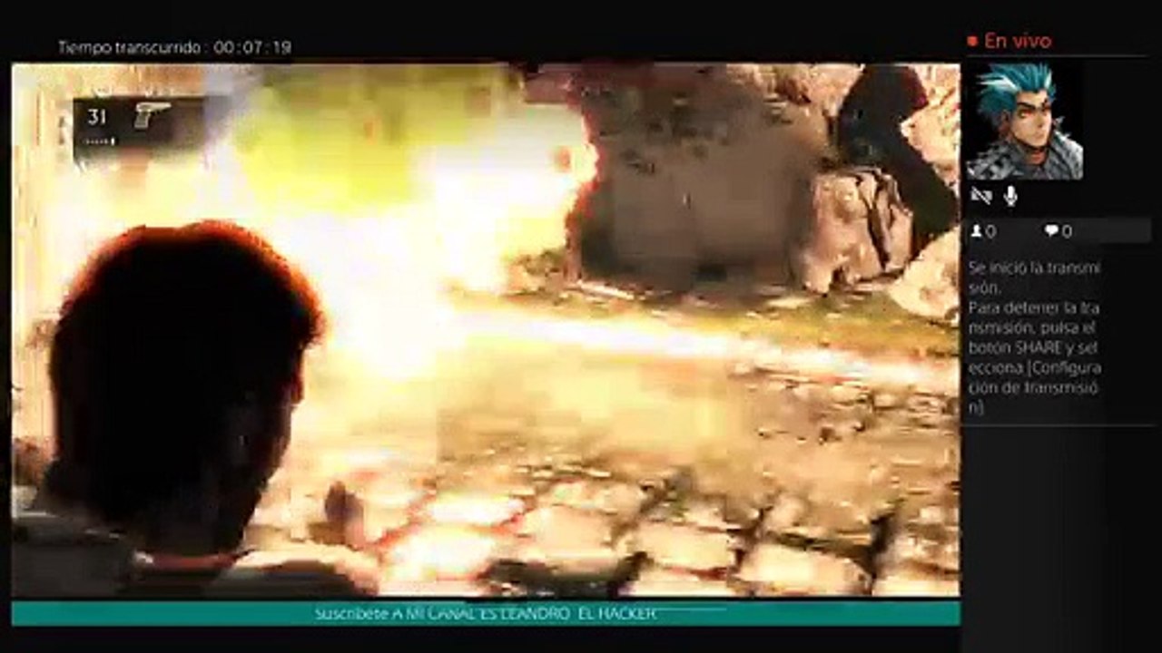 LEANDRO EL HACKER en vivo jugando UNCHATED 1 (4)