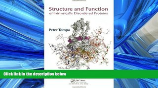 Online eBook Structure and Function of Intrinsically Disordered Proteins