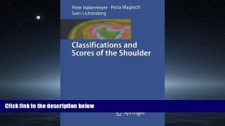 Online eBook Classifications and Scores of the Shoulder