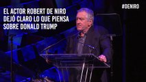 “Es descaradamente estúpido, es un cerdo”: Robert De Niro sobre Donald Trump