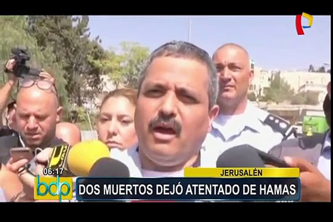 Atentado de Hamas deja dos muertos en Jerusalén
