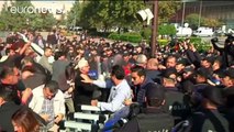درگیری میان معترضان و پلیس ترکیه در سالگرد بمبگذاری آنکارا