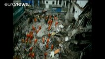مرگ ۱۷ نفر در پی فروریختن چهار ساختمان در چین