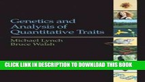 [PDF] Genetics and Analysis of Quantitative Traits Full Collection