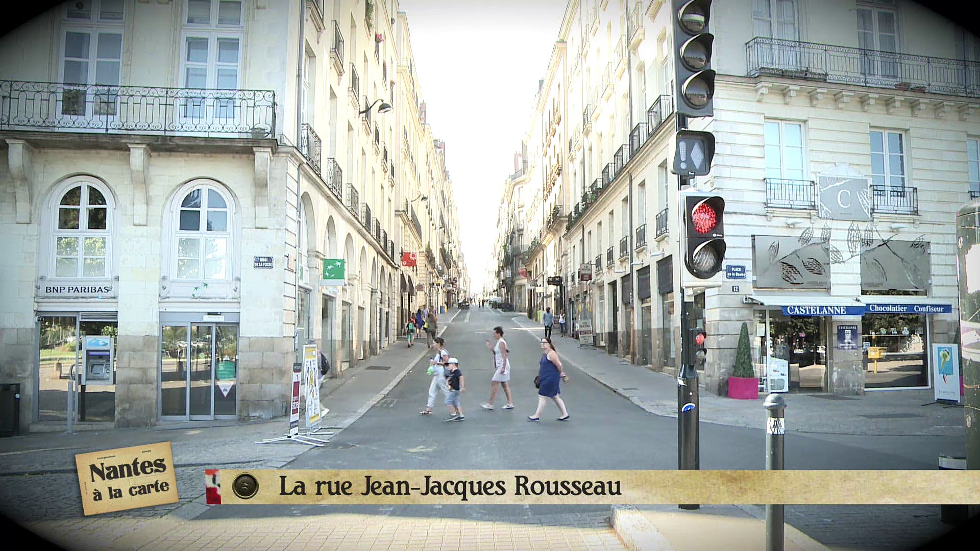 Nantes à la carte : la rue Jean-Jacques Rousseau - Vidéo Dailymotion
