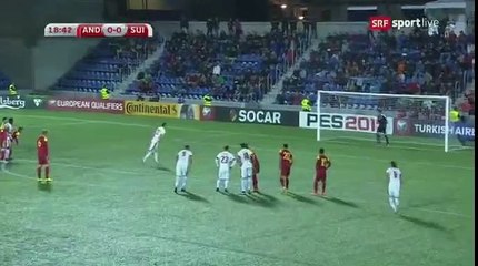 Fabian Schar Goal 0-1 Andorra 0-1 Switzerland 10.10.2016