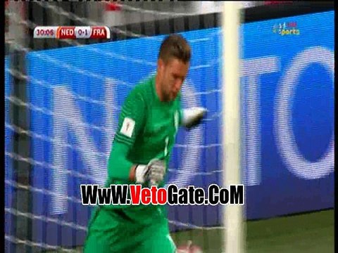 بوجبا يتقدم بالهدف الاول لـ فرنسا فى هولندا