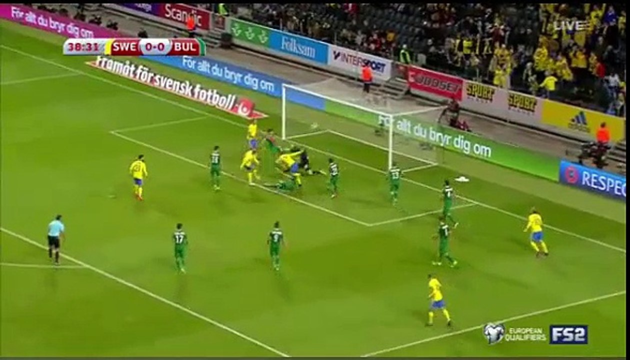O. Toivoneo  Goal Sweden  1-0  Bulgaria 10.10.2016 Hd