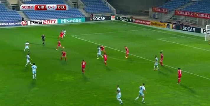Dries Mertens Goal - Gibraltar	0-4	Belgium 10.10.2016