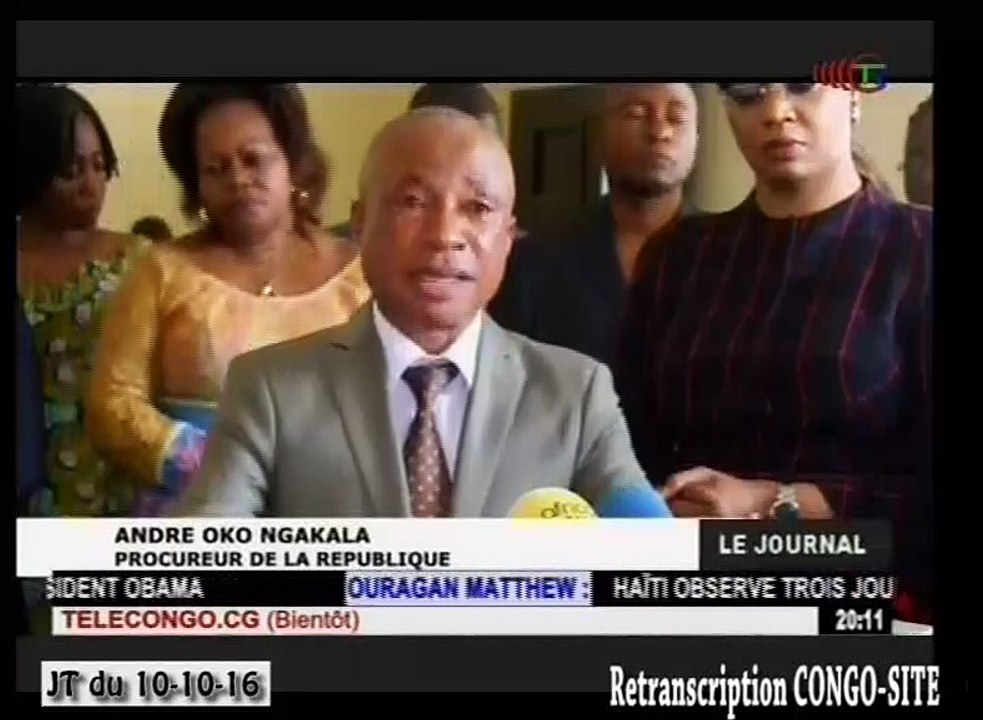 Journal de 20h TVCongo du lundi 10 septembre 2016 -By Congo-Site