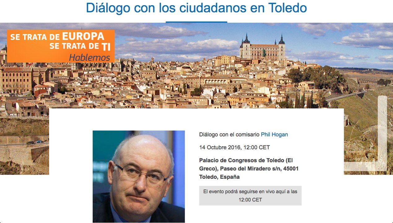 Diálogo con los ciudadanos en Toledo