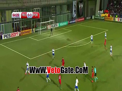 كريستيانو رونالدو يتقدم بالهدف الرابع لـ البرتغال فى جزر فاروه