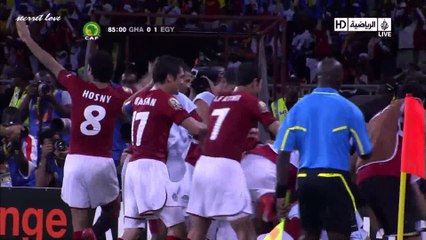 اهداف مباراة مصر و غانا 1-0 نهائي كاس افريقيا 2010
