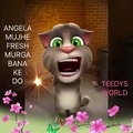 Talking Tom and Angela very funny Punjabi video Angela mujhe fresh MURGA chayie