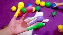 NEW Finger Family Song with REAL Funny Cat Balloons - Learn Colors Nursery Rhymes for babies