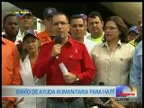 Nestor Reverol anunció que Venezuela seguirá enviando comida para Haití