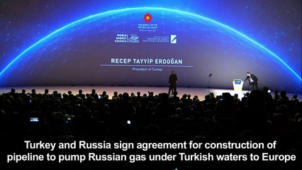 Turkey, Russia agree to build TurkStream gas pipeline