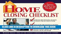 [PDF] Home Closing Checklist: Everything You Need to Know to Save Money, Time, and Your Sanity