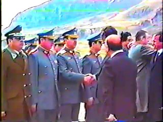 Visita (EX) Presidente Patricio Aylwin a Coyhaique / Octubre 1991