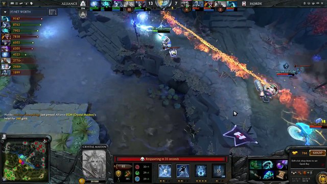 ALLIANCE vs HORDE - EPIC MEGAS Rapiers Base Race! - WESG Dota 2_5