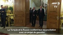 La Turquie et la Russie scellent leur réconciliation