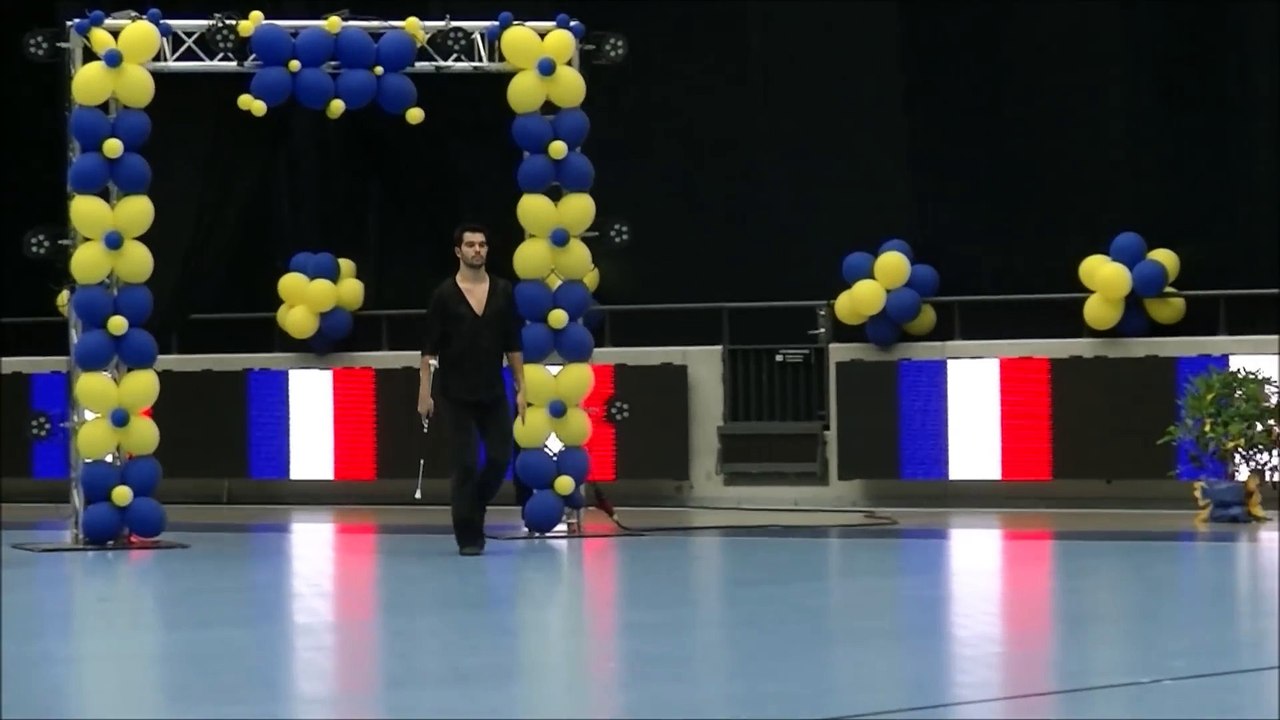 Championnat du monde 2016 Twirling - Finale - Freestyle Masculin Senior - Jason TRAVERS (2)