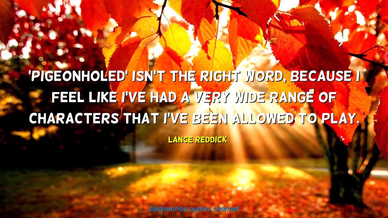 Lance Reddick Quotes