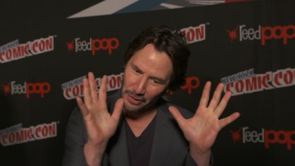 Keanu Reeves At NY Comic-Con Chatting About 'John Wick: Chapter 2'