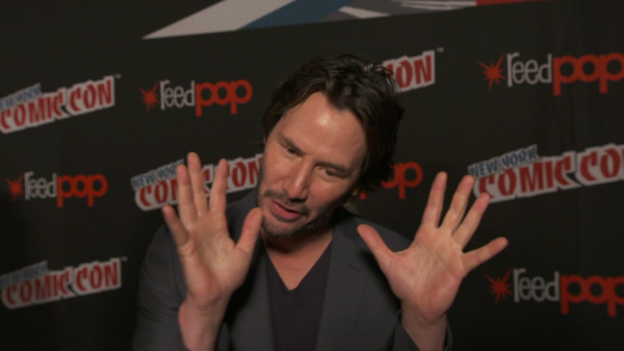 Keanu Reeves At NY Comic-Con Chatting About 'John Wick: Chapter 2'