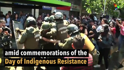 Chilean Police Crack Down on Indigenous March