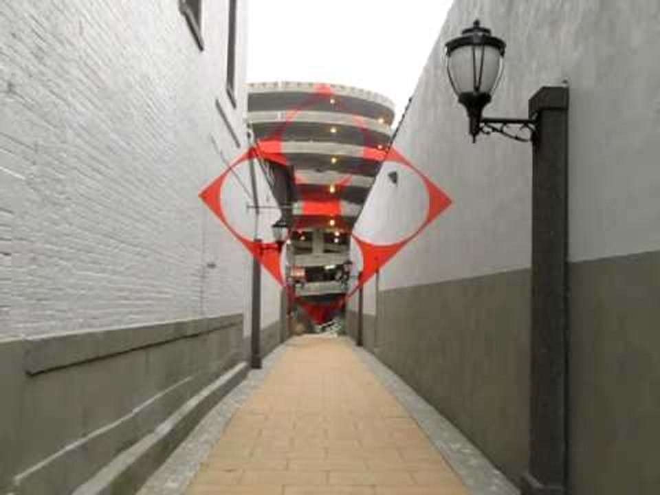 Artist Creates Incredible Illusion of Four Circles in a Square