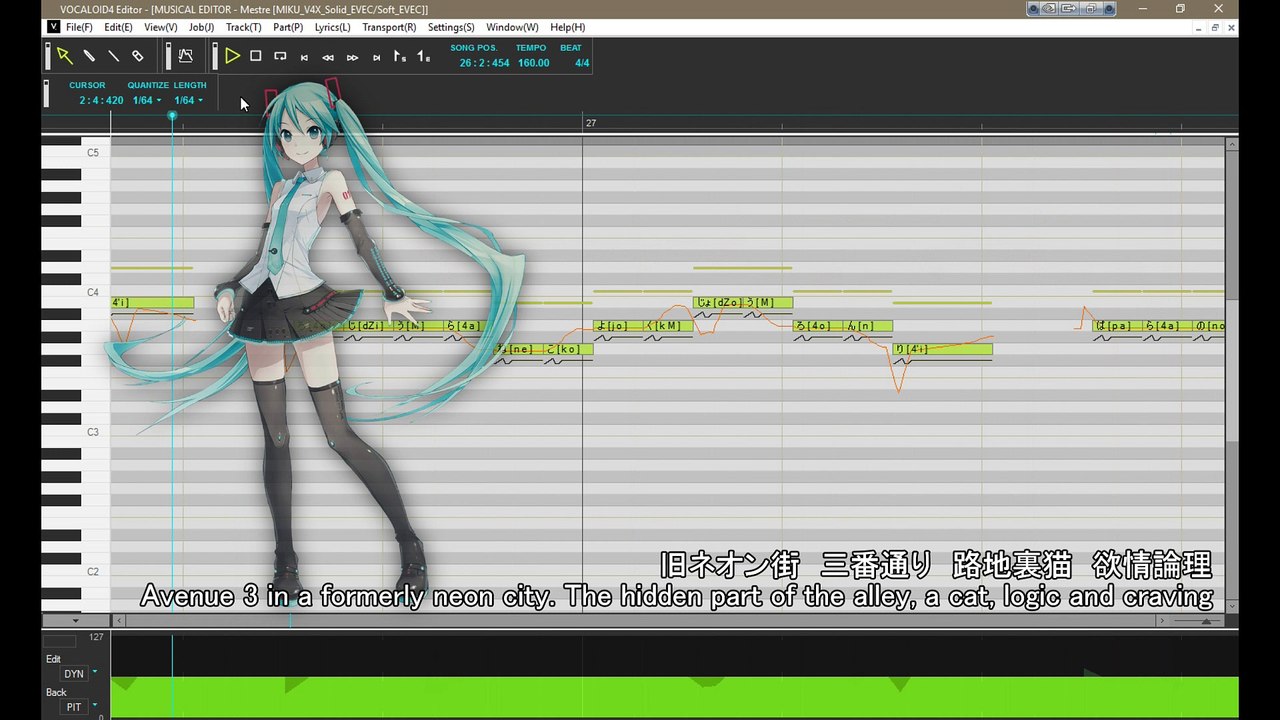 [VOCALOID 4 Hatsune Miku] Envy Catwalk [SUBBED]