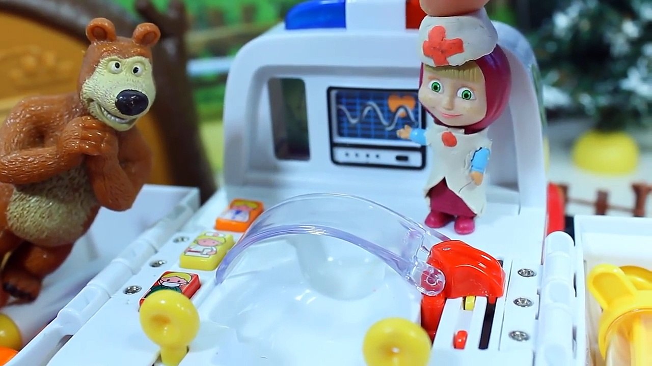 Masha and the Bear cartoon for children Masha and the New Doctor Ambulance Masha and the Bear