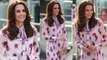 Kate Middleton Stunning Look in Pink Dress for World Mental Health Day