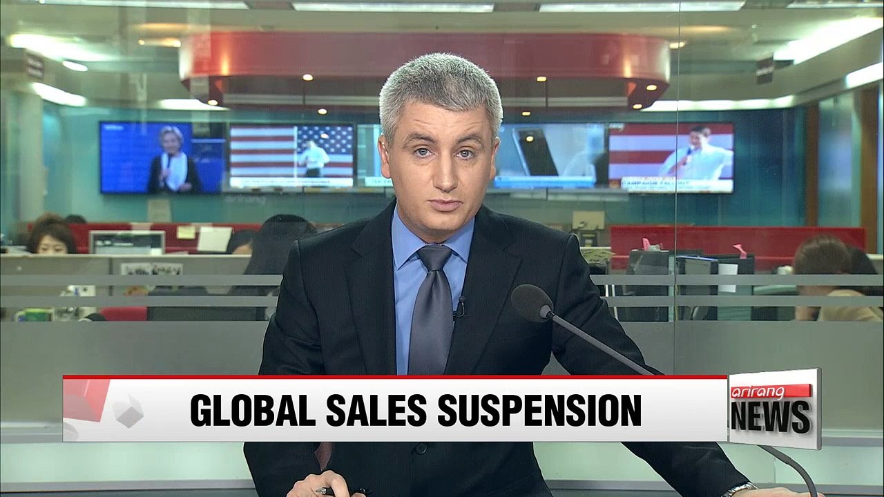 Samsung Electronics suspends sales, replacements of Galaxy Note 7 worldwide