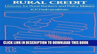 [PDF] Rural Credit: Lessons for Rural  Bankers and Policy Makers (Springer Series, Focus on Women;