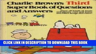 [PDF] Charlie Brown s Third Super Book of Questions and Answers: About All Kinds of Boats and