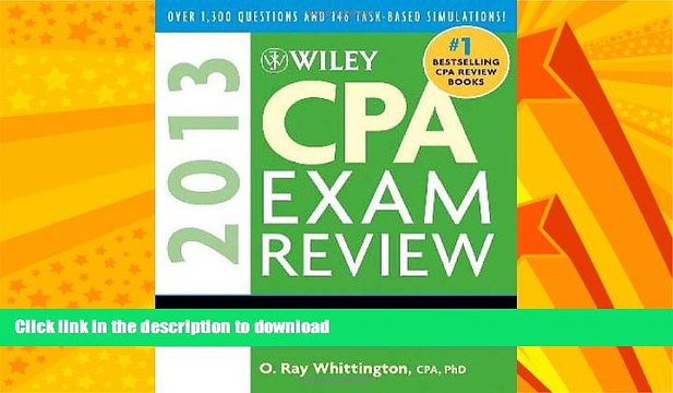FAVORITE BOOK Wiley CPA Exam Review 2013, Financial Accounting and Reporting FULL ONLINE