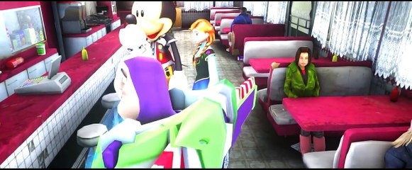 Wheels On The Bus Go Round and Round Nursery Rhymes Frozen Mickey Toy Story Lightning McQueen Cars